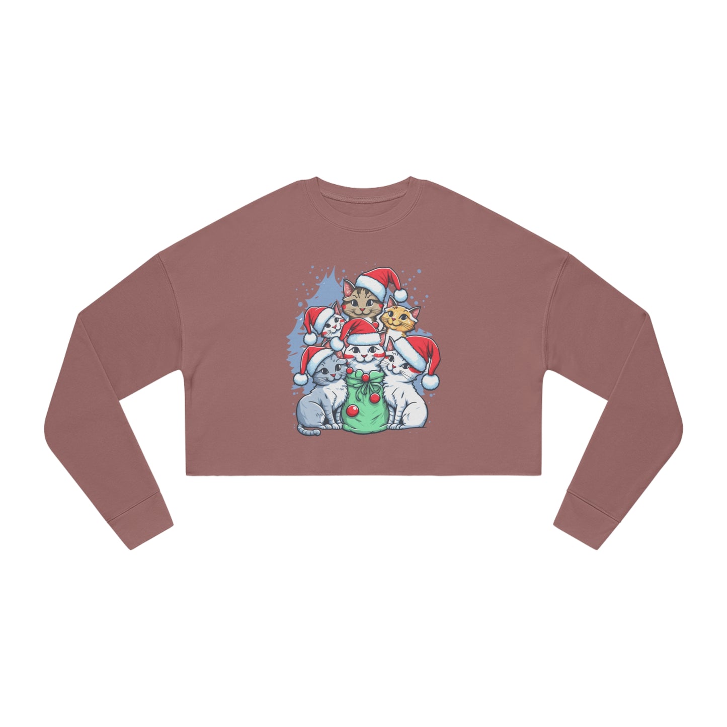 Christmas Women's Cropped Sweatshirt