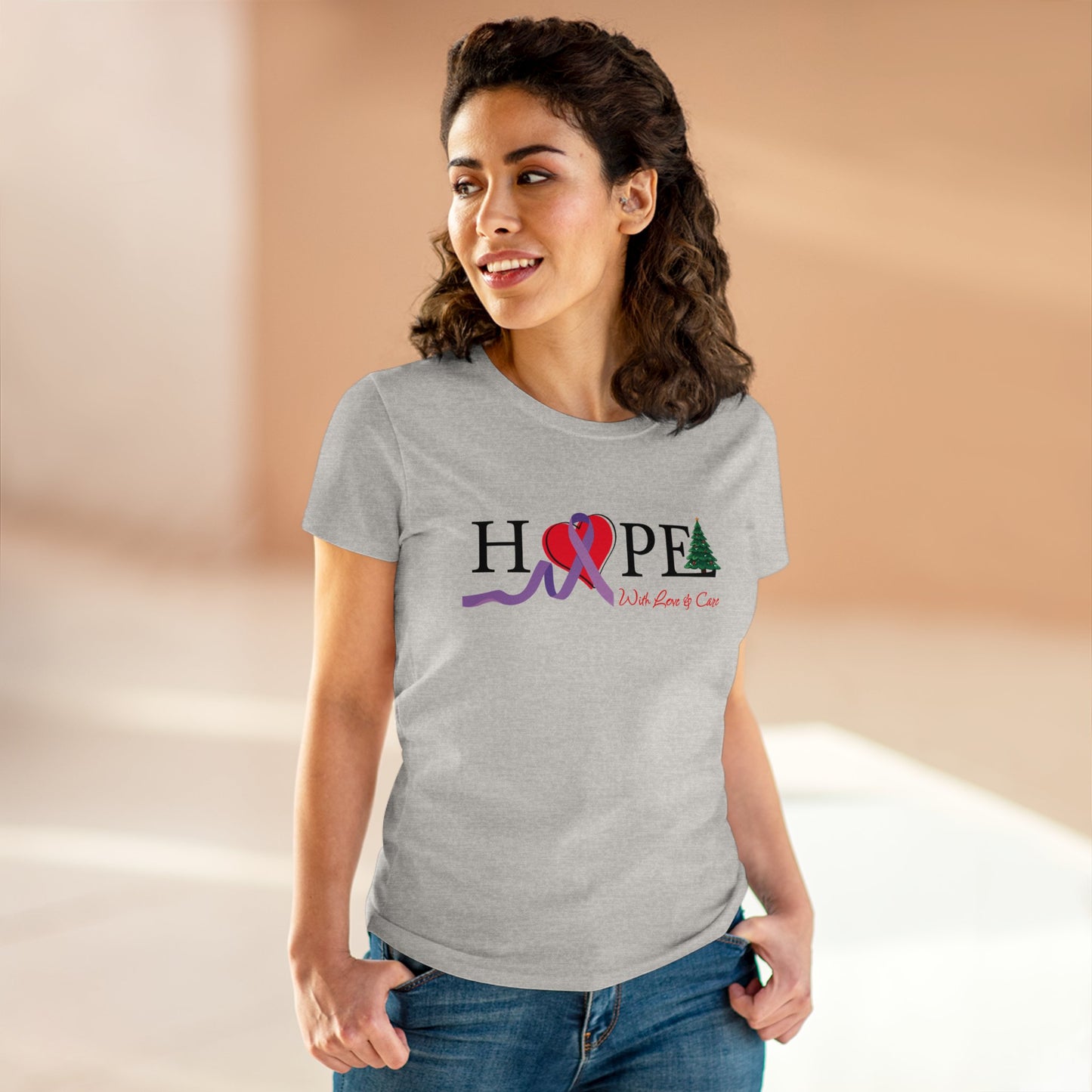 Hope Cancer Awareness Christmas T-Shirt