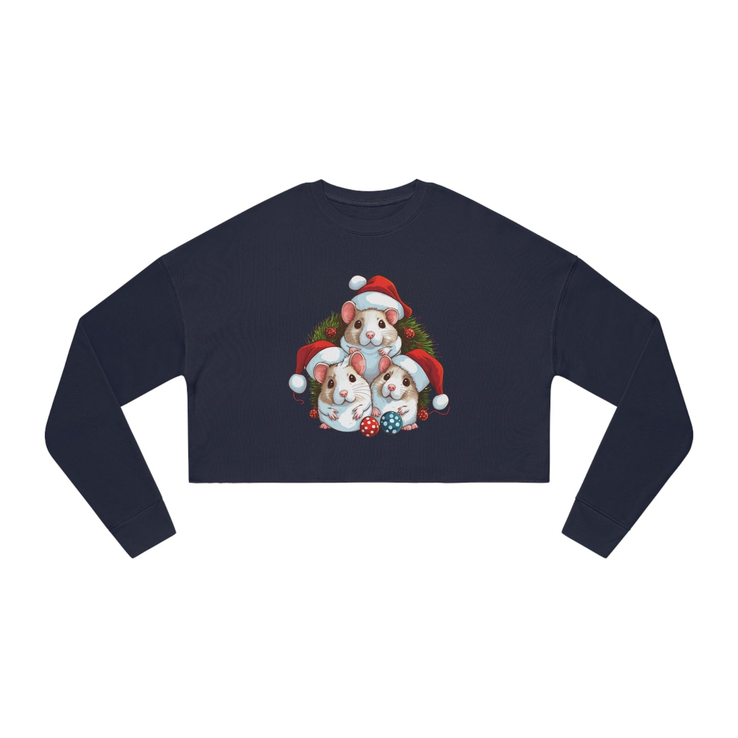 Christmas Sweatshirt Graphic Cropped