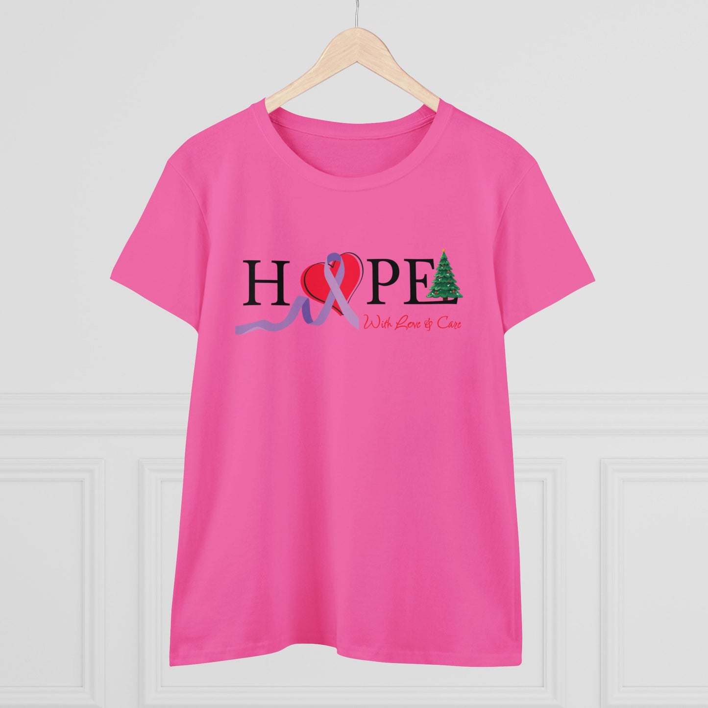 Hope Cancer Awareness Christmas T-Shirt