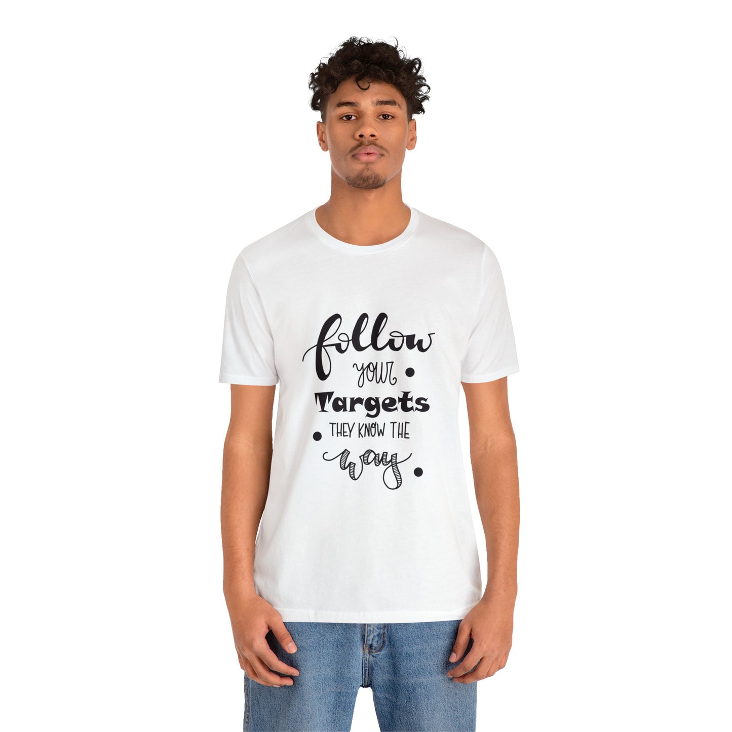 Graphic Typography Unisex Short Sleeve T-Shirt