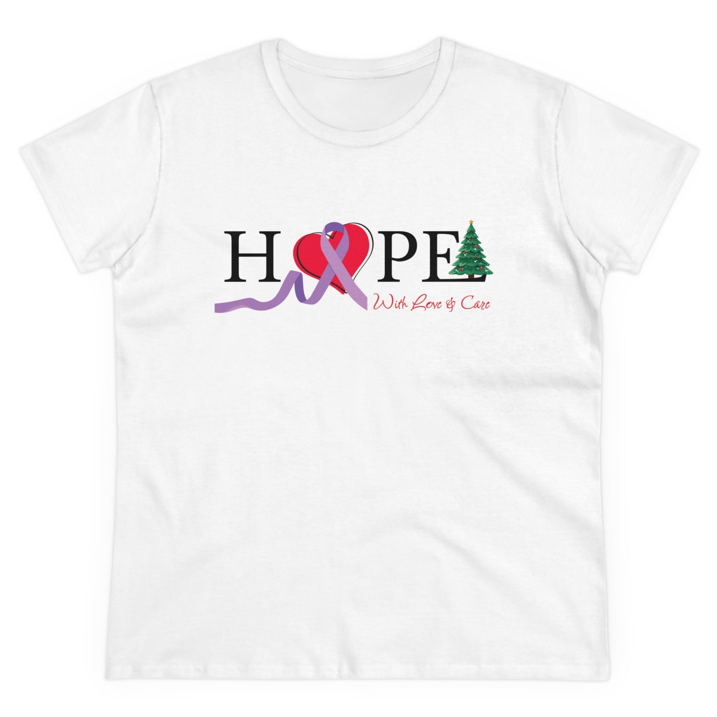 Hope Cancer Awareness Christmas T-Shirt