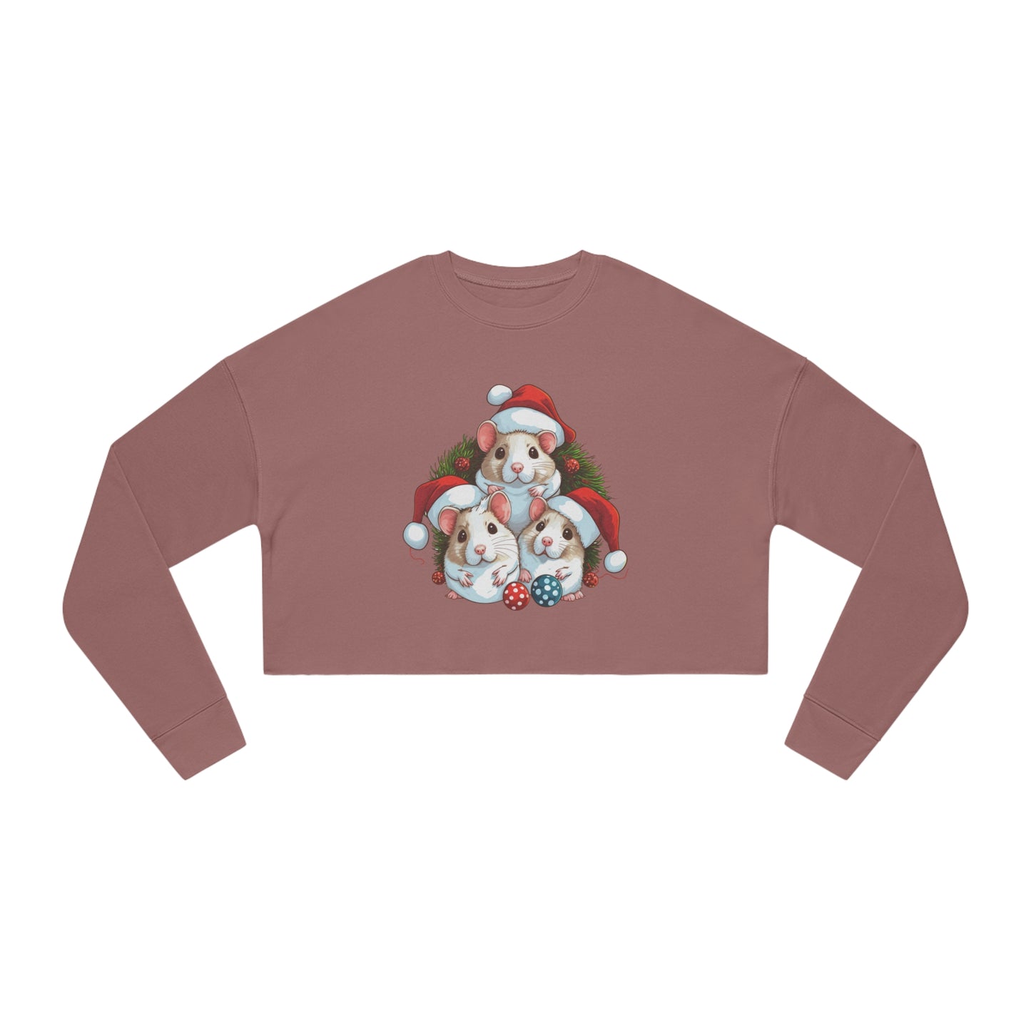 Christmas Sweatshirt Graphic Cropped