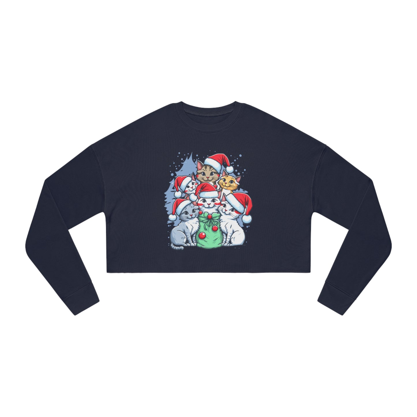 Christmas Women's Cropped Sweatshirt