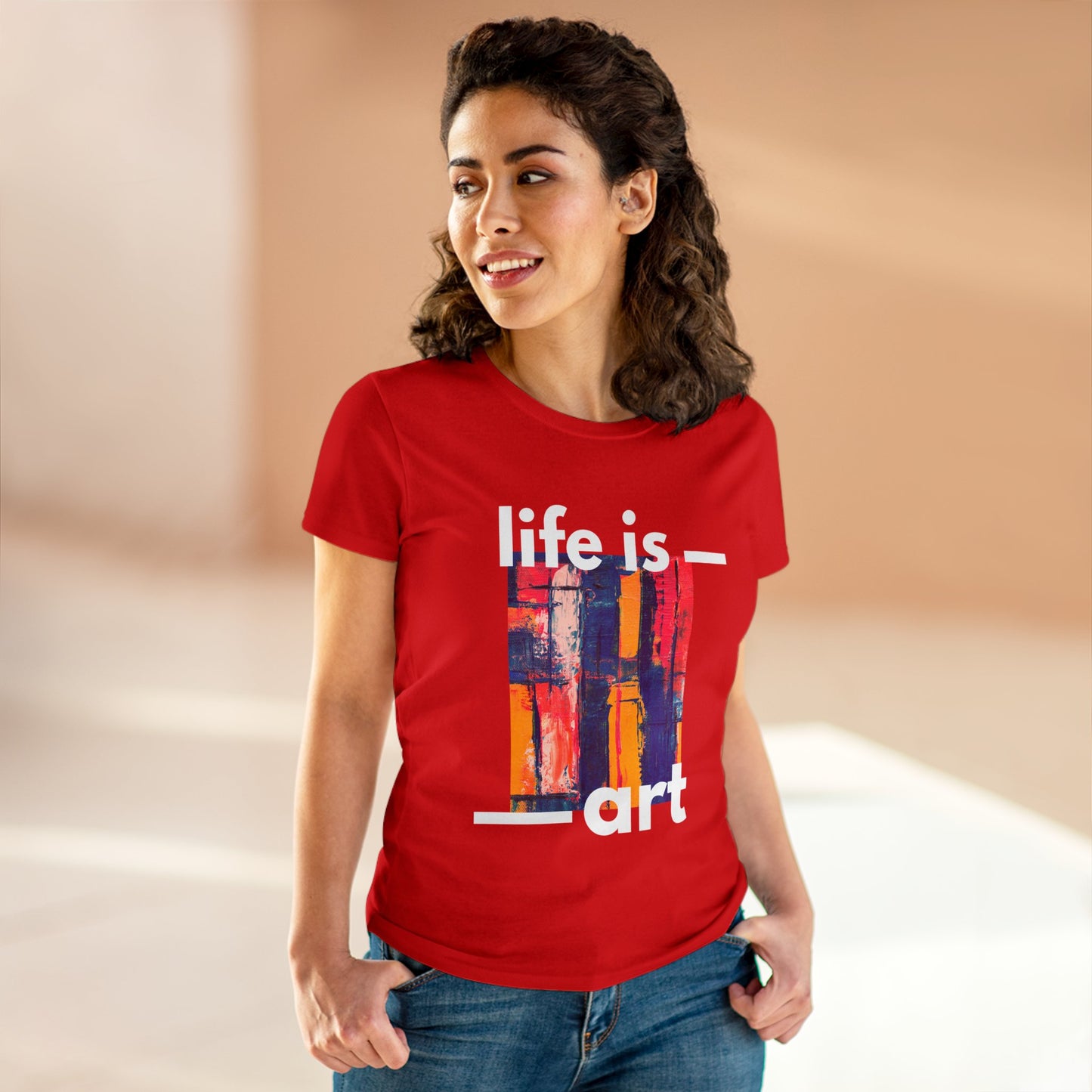 T shirt Life is art Graphic