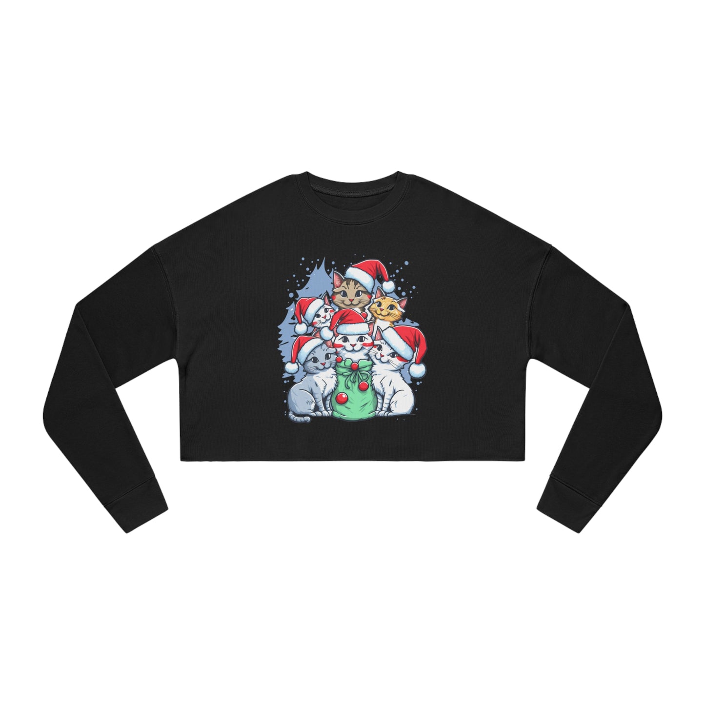 Christmas Women's Cropped Sweatshirt