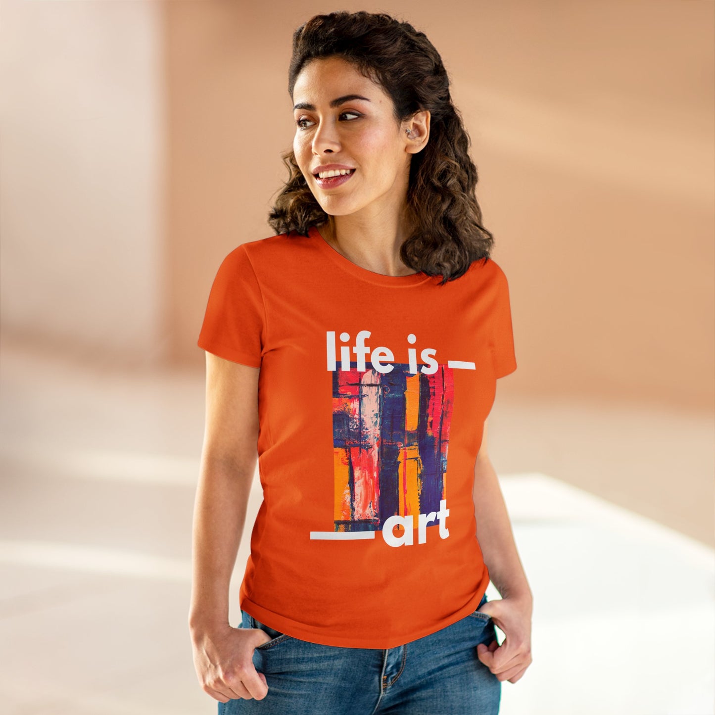 T shirt Life is art Graphic