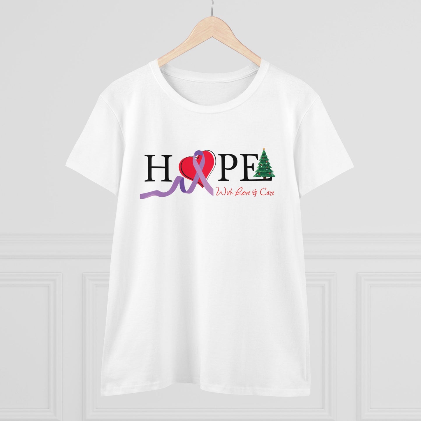 Hope Cancer Awareness Christmas T-Shirt