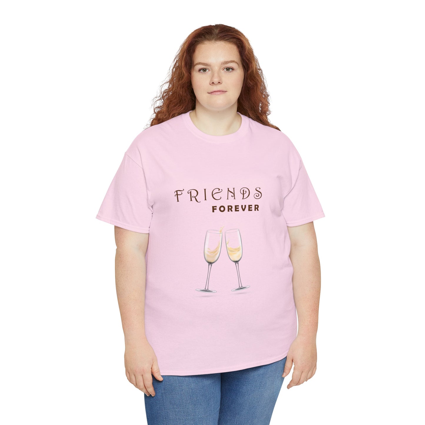 Friends Forever Graphic Heavy Cotton Tee