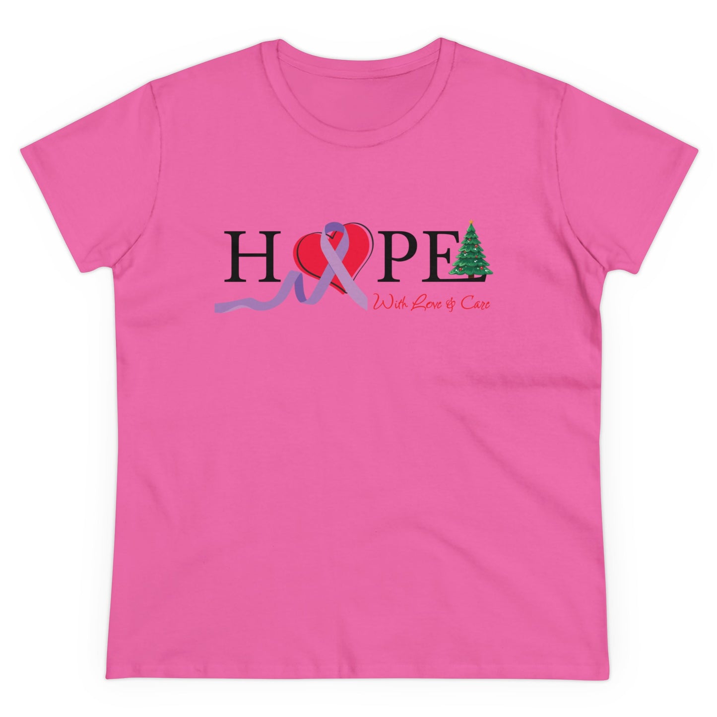 Hope Cancer Awareness Christmas T-Shirt