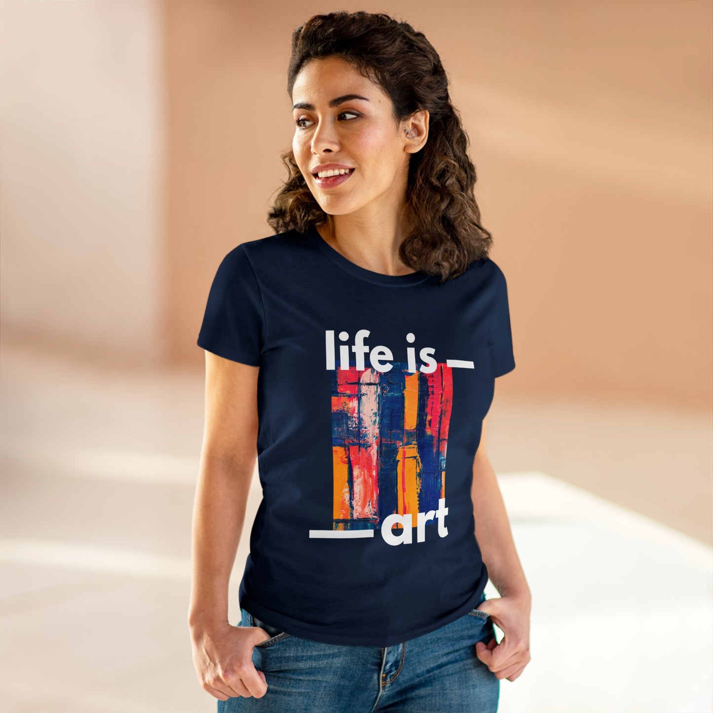 T shirt Life is art Graphic