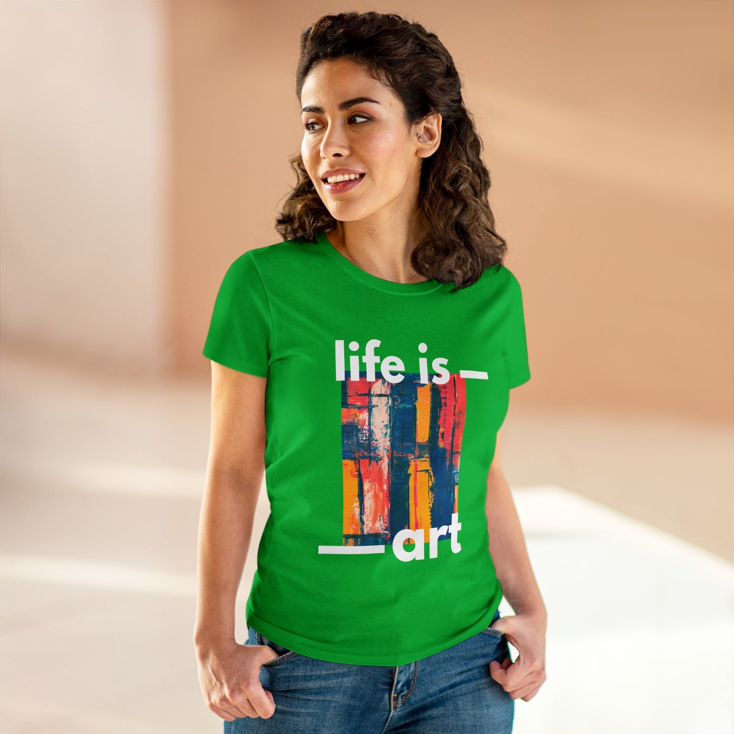 T shirt Life is art Graphic