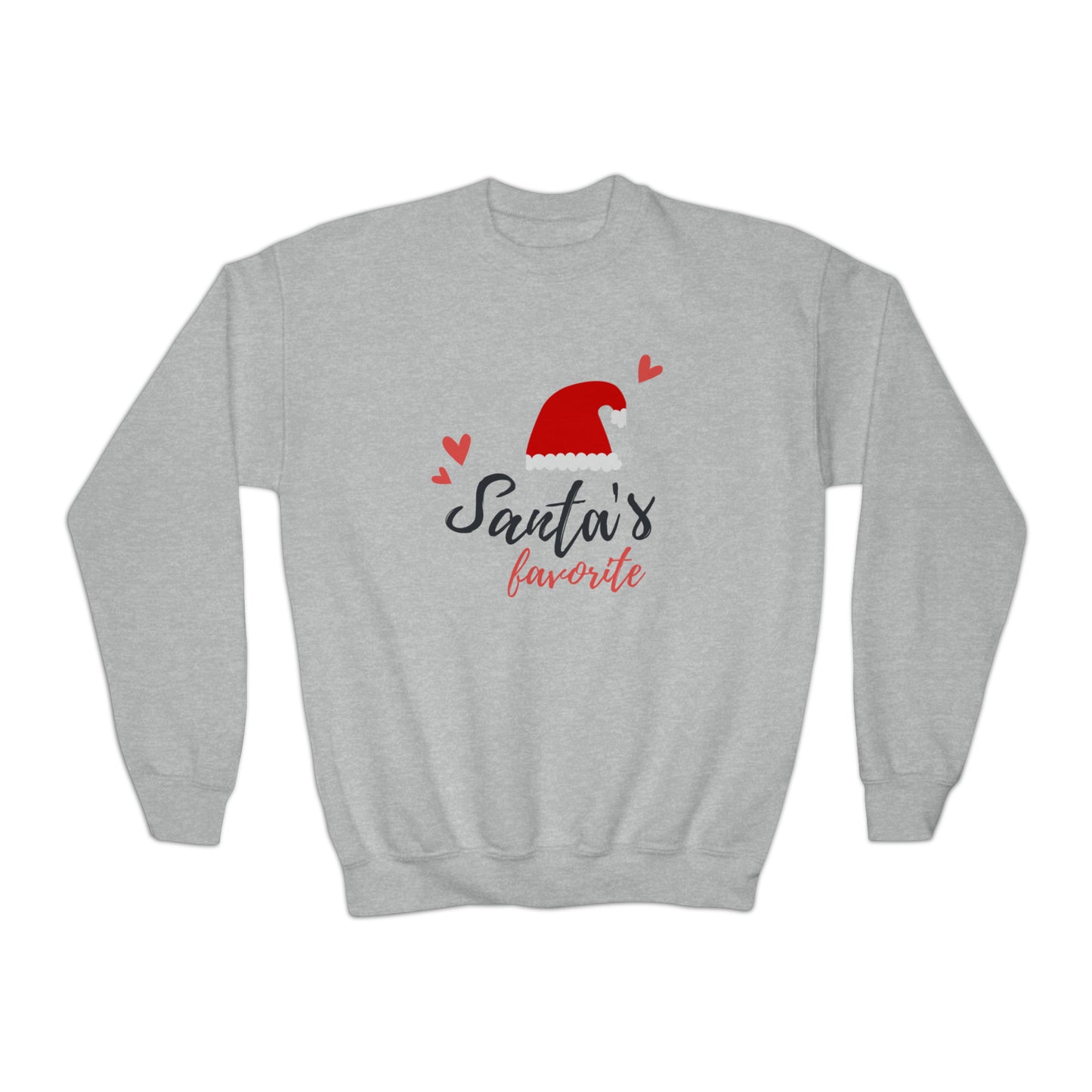 Santa's Favorite Christmas Graphic Crewneck Sweatshirt