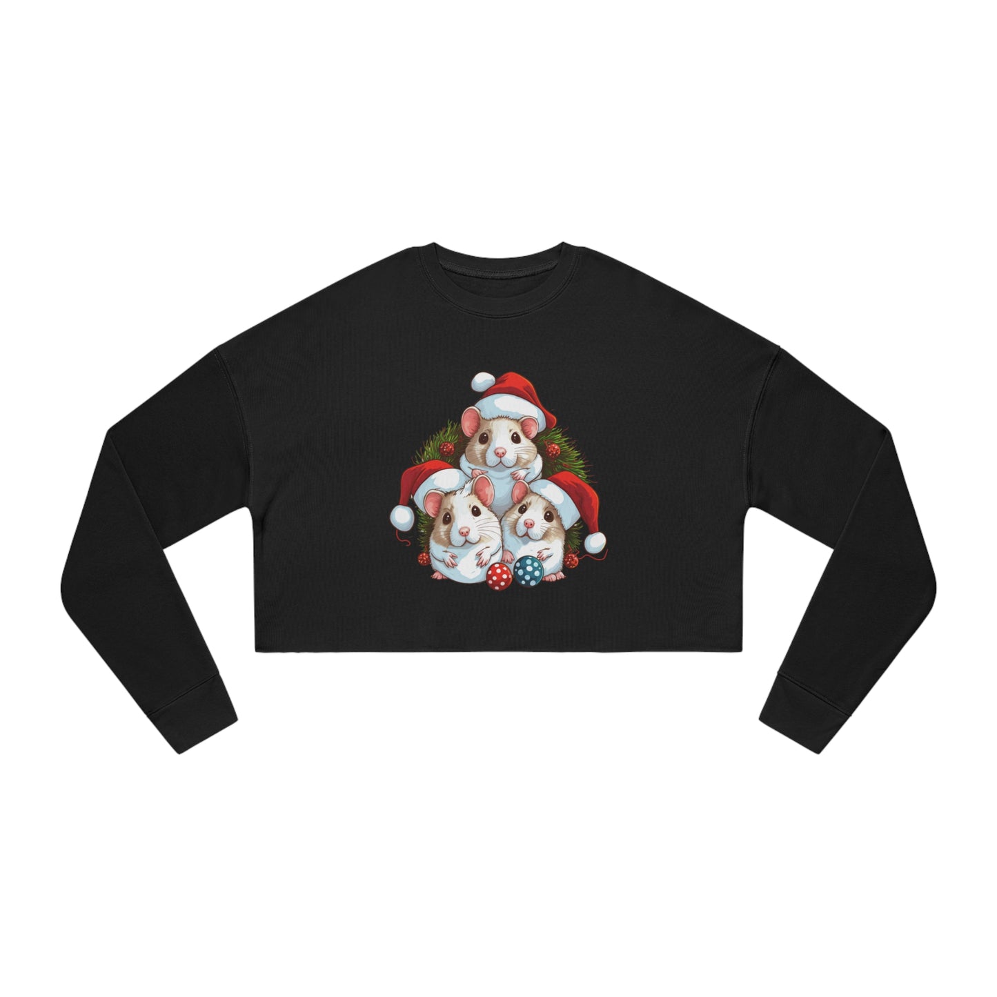 Christmas Sweatshirt Graphic Cropped