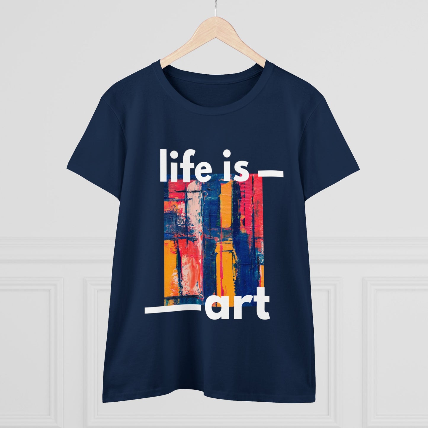 T shirt Life is art Graphic