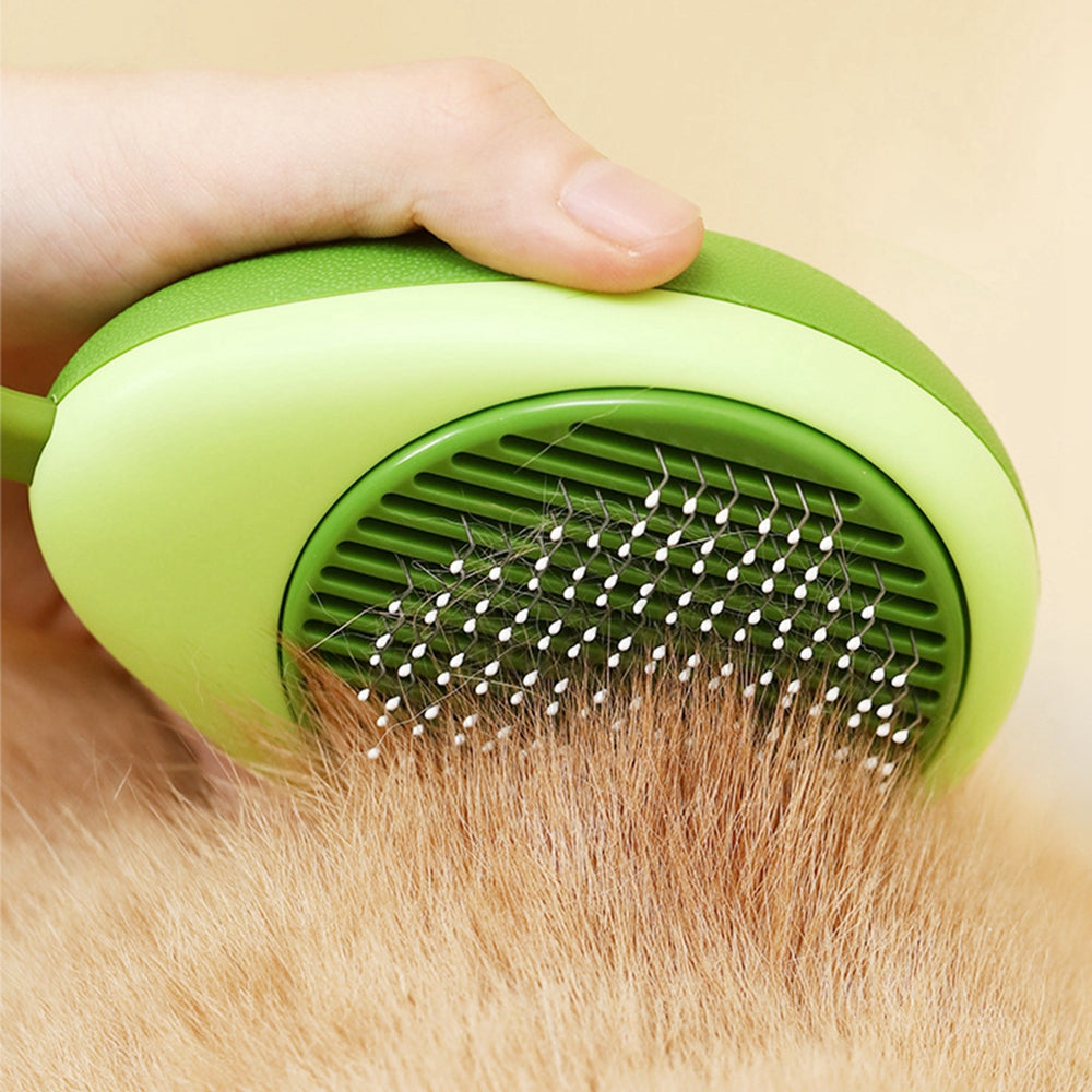 Cat Comb Portable Massage Brush One-Button Remove Floating Hair Scraper Cats Dogs Pet Self Cleaning Tool Accessories