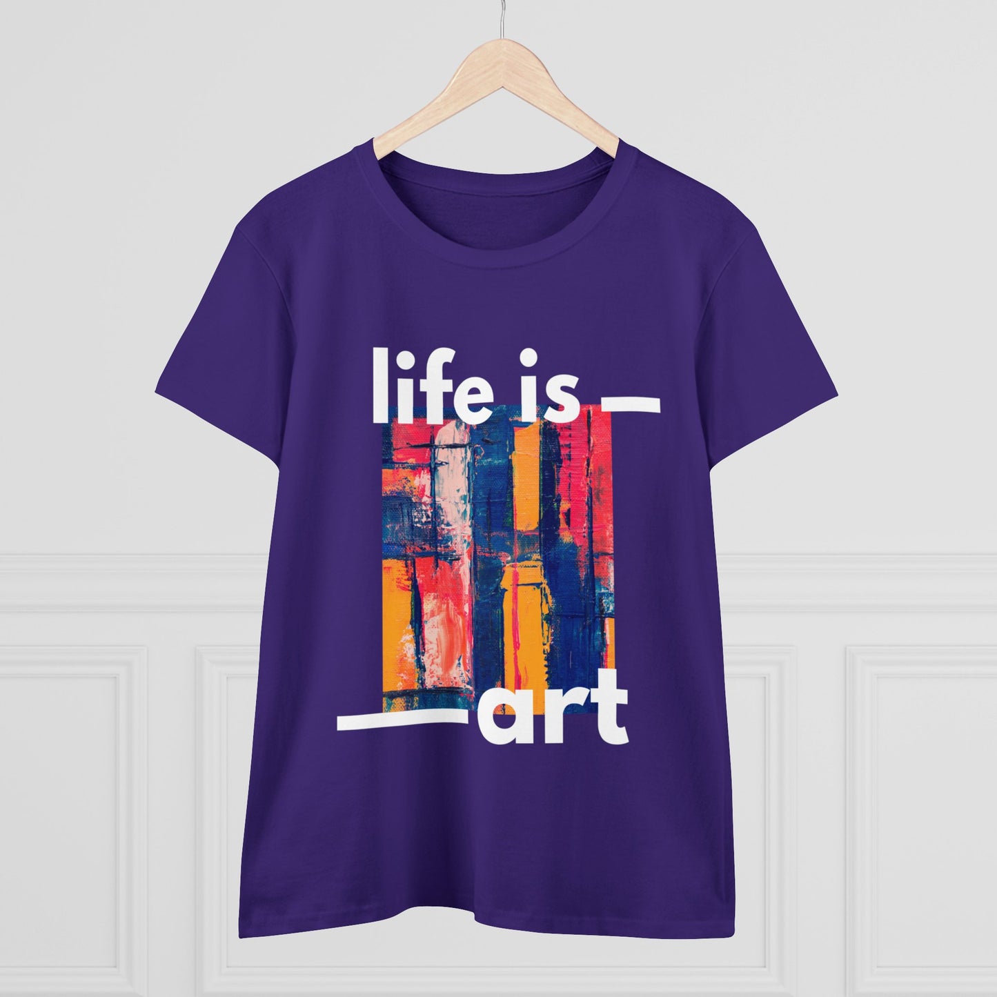 T shirt Life is art Graphic