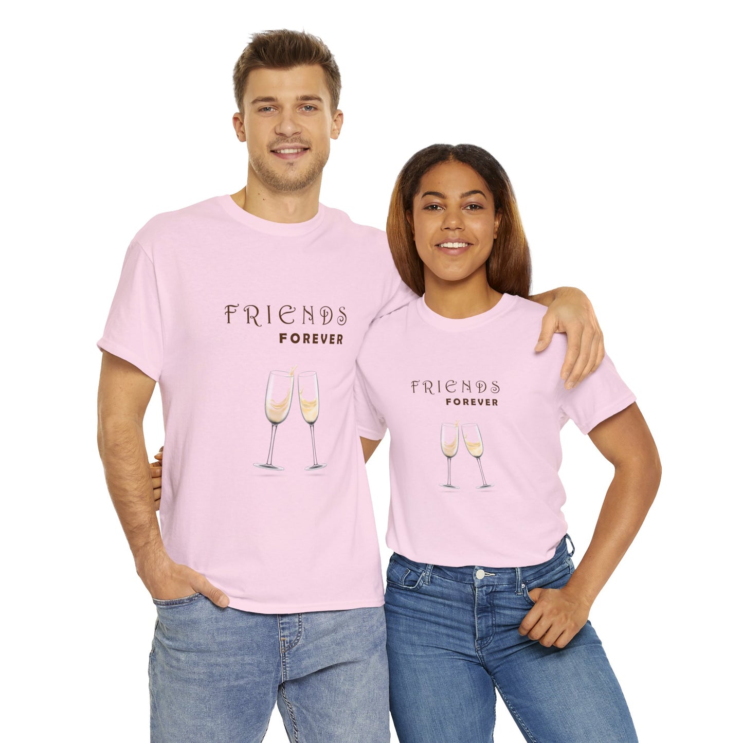 Friends Forever Graphic Heavy Cotton Tee