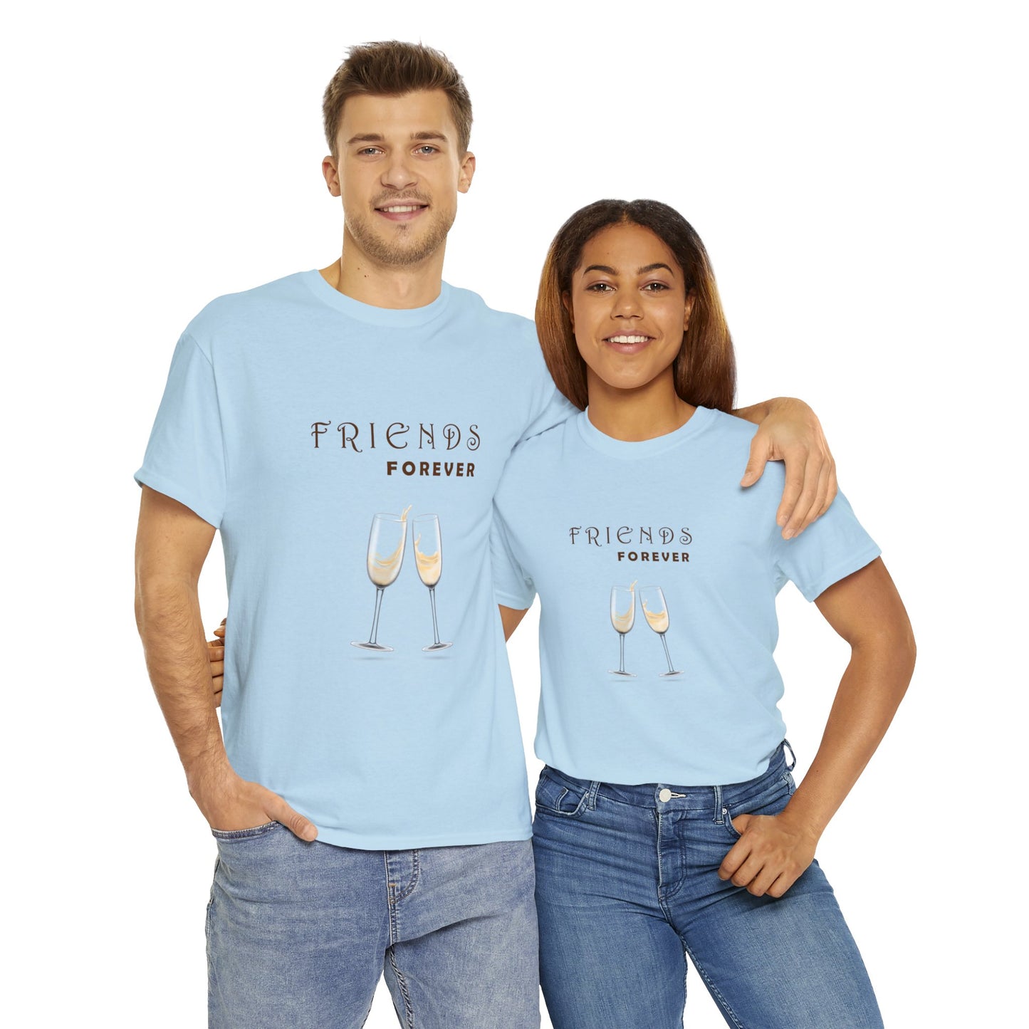 Friends Forever Graphic Heavy Cotton Tee