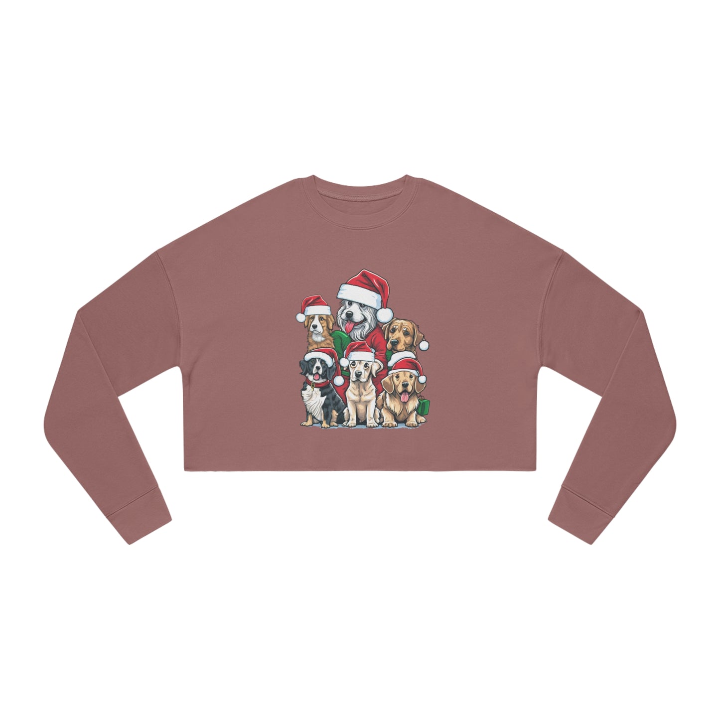 Christmas Sweatshirt Graphic Cropped