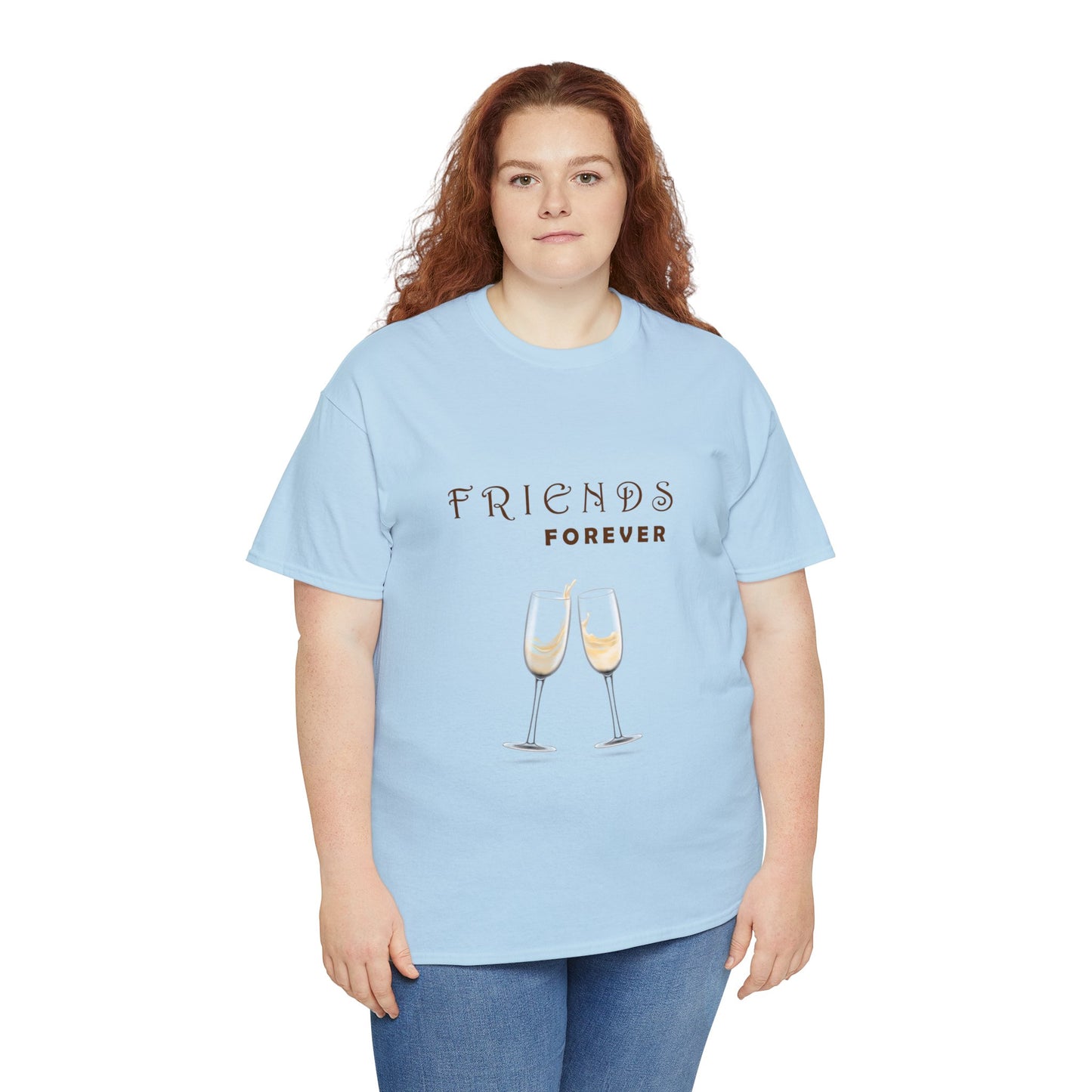 Friends Forever Graphic Heavy Cotton Tee