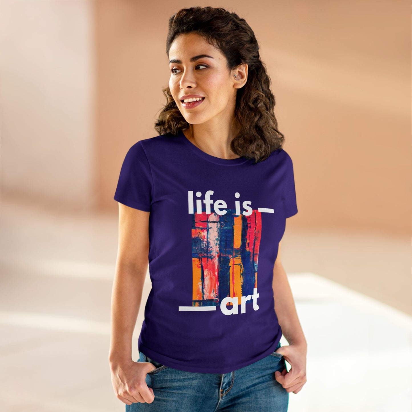 T shirt Life is art Graphic