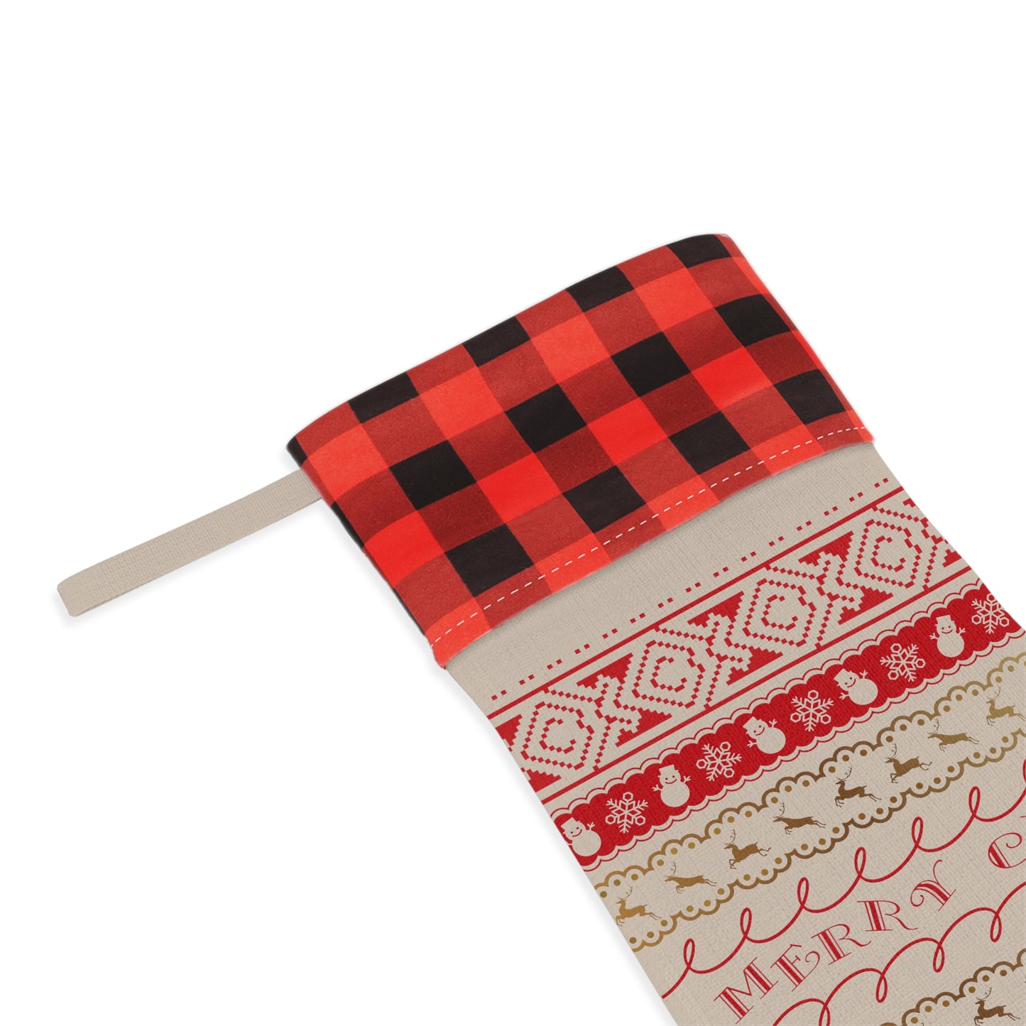 Colourful Christmas Santa Gift Stocking