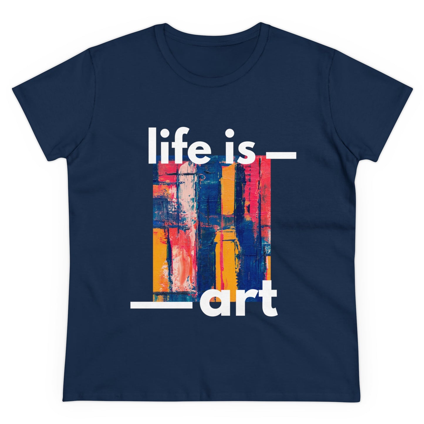 T shirt Life is art Graphic