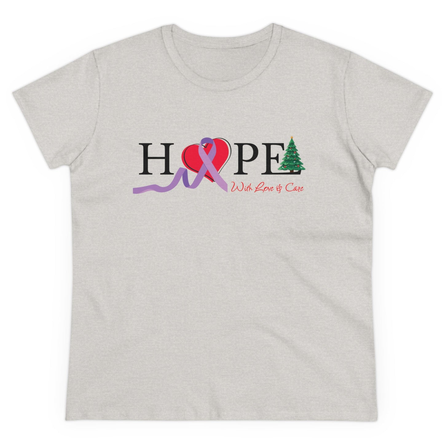 Hope Cancer Awareness Christmas T-Shirt