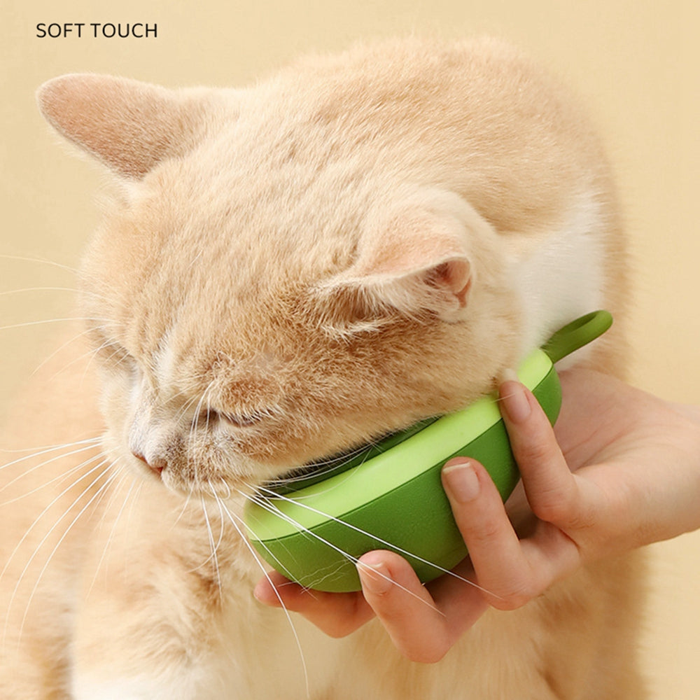 Cat Comb Portable Massage Brush One-Button Remove Floating Hair Scraper Cats Dogs Pet Self Cleaning Tool Accessories