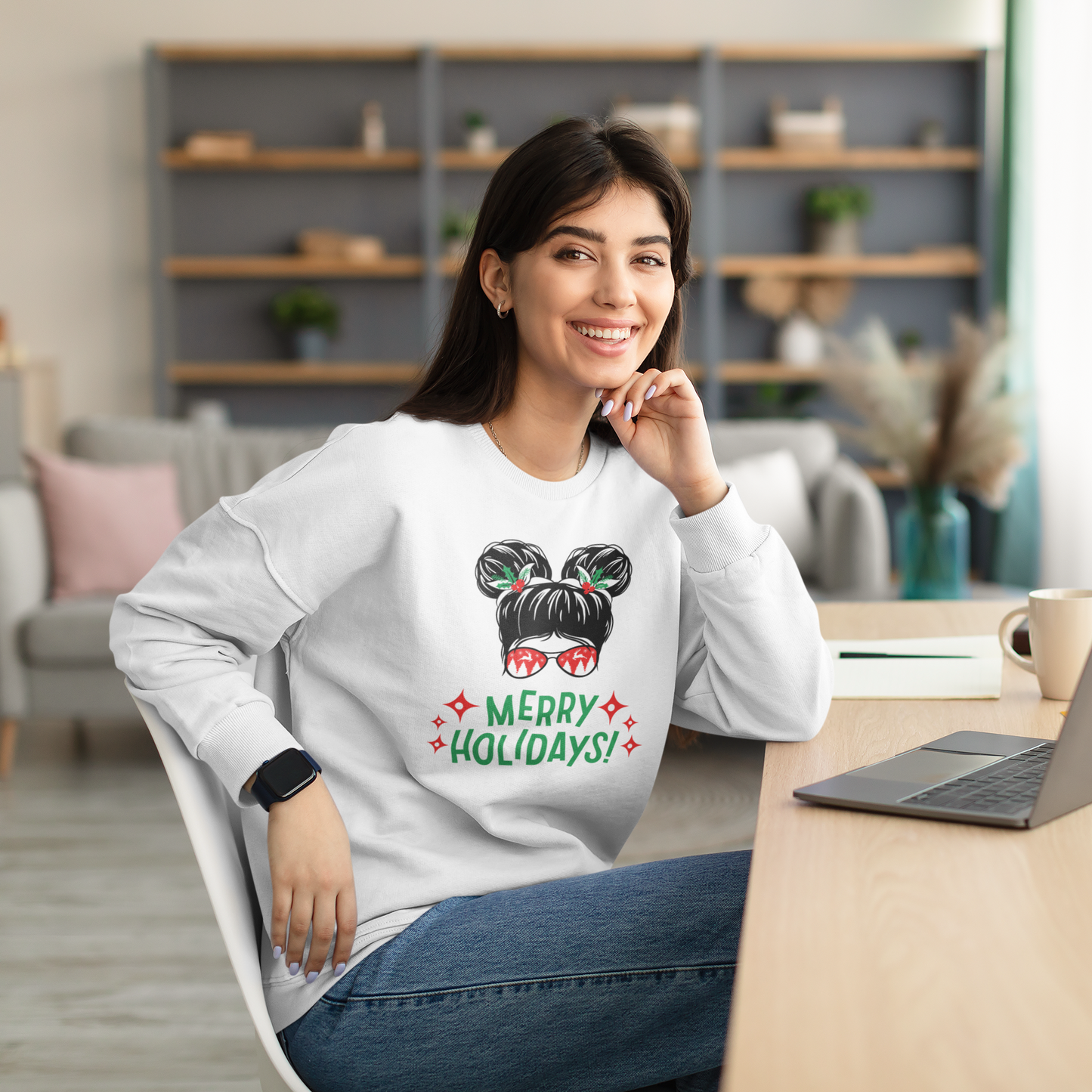 Christmas Sweatshirt Graphic Crewneck