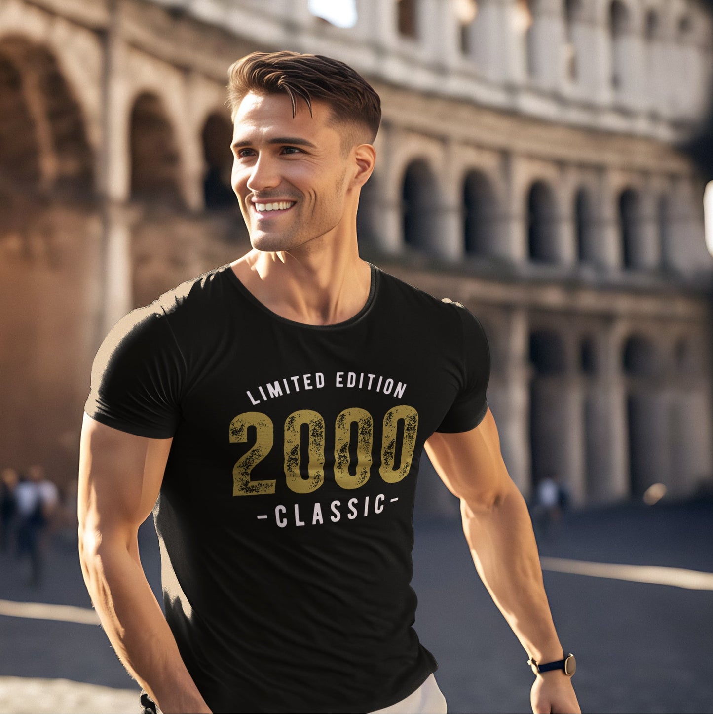 Limited Edition 2000 Classic Graphic Typography T-Shirt