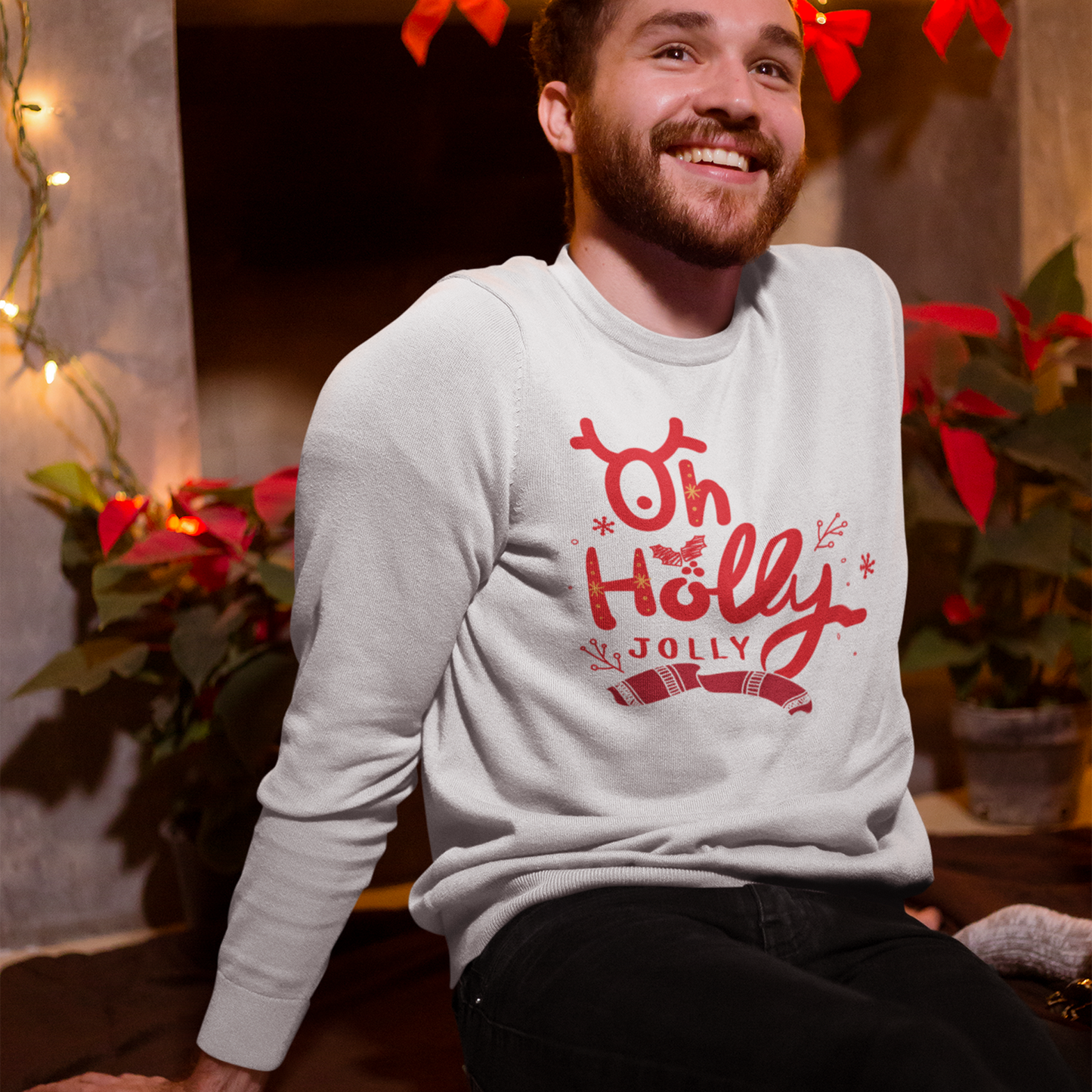 Christmas Sweatshirt Graphic Premium Crewneck